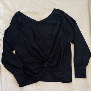 Victoria's Secret Crew Neck Twisted-Back Sweater